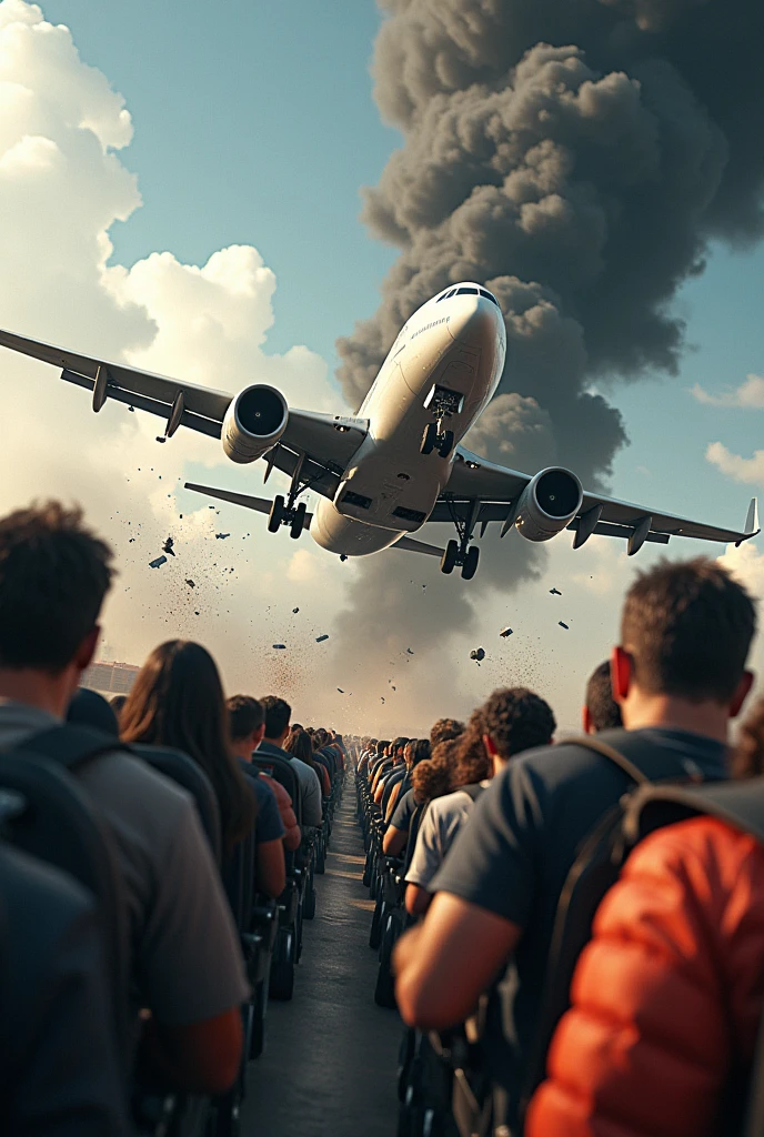 Airplane is crashing