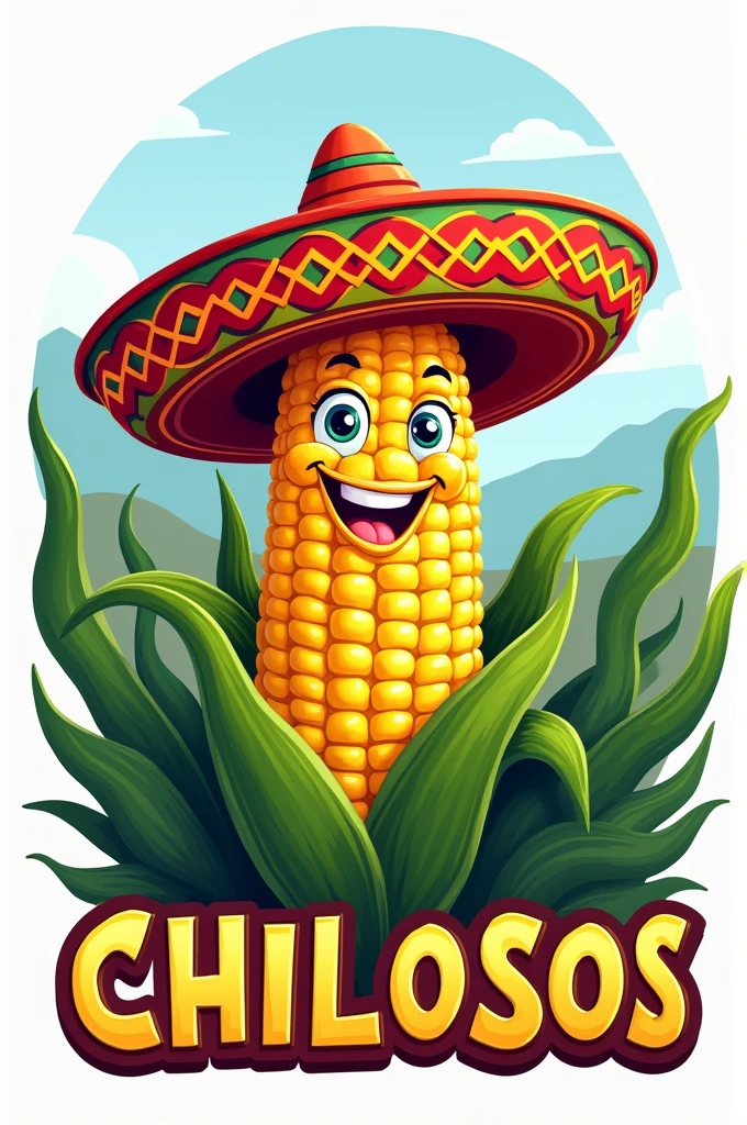 I want to create a logo for a corn cob sale in Colombia. Our business is called Chilosos.