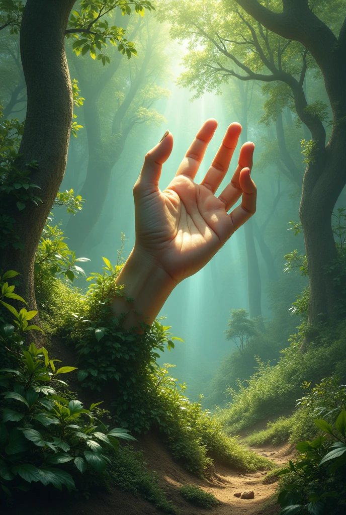Hand palm but it's tree