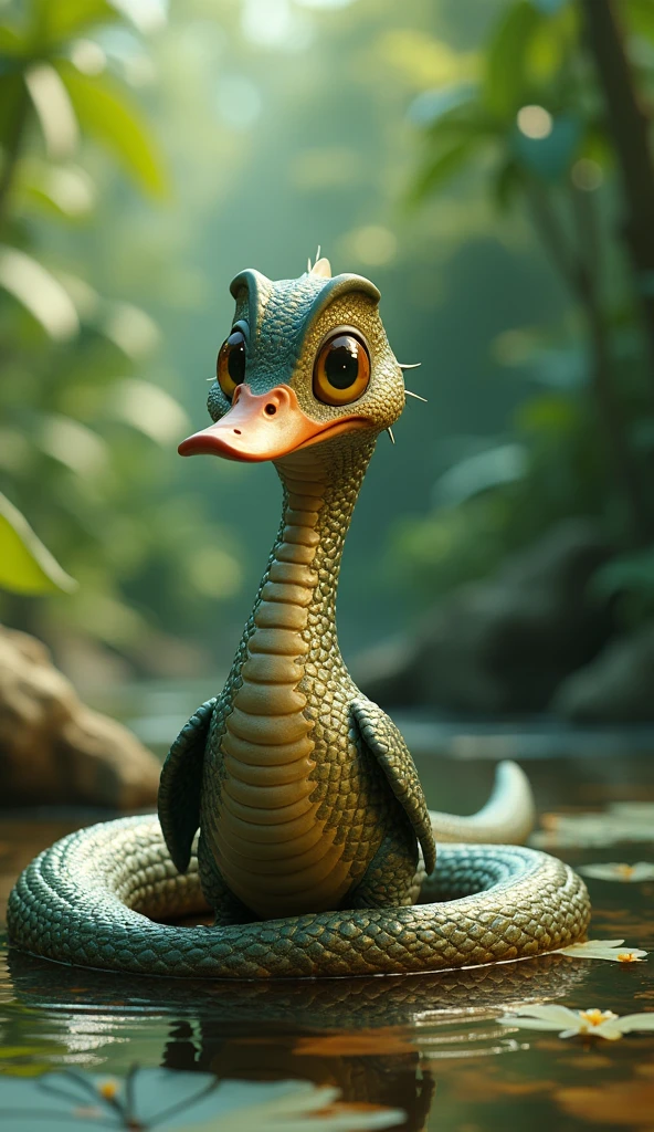 Snake and duck fusion 