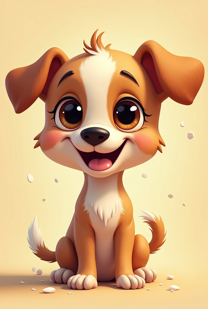 baby dog caricatura

