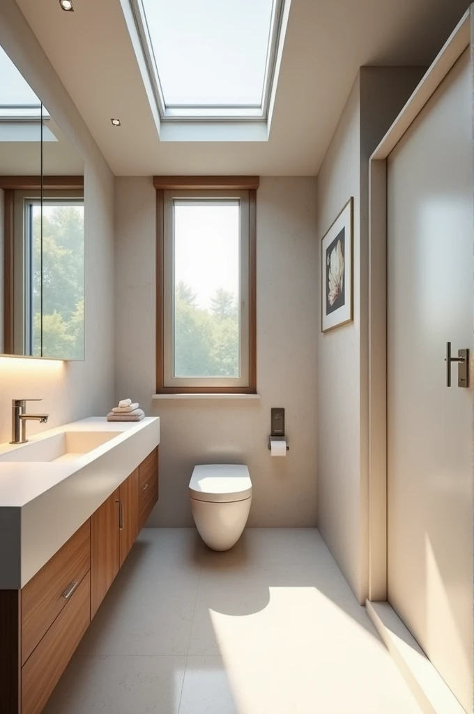 Simple and descent design for washroom in cheap budget