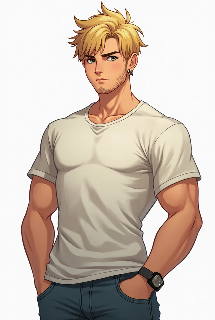 blond hairy man wearing a tank top <lora:Stringer_v5-000029:0.8>