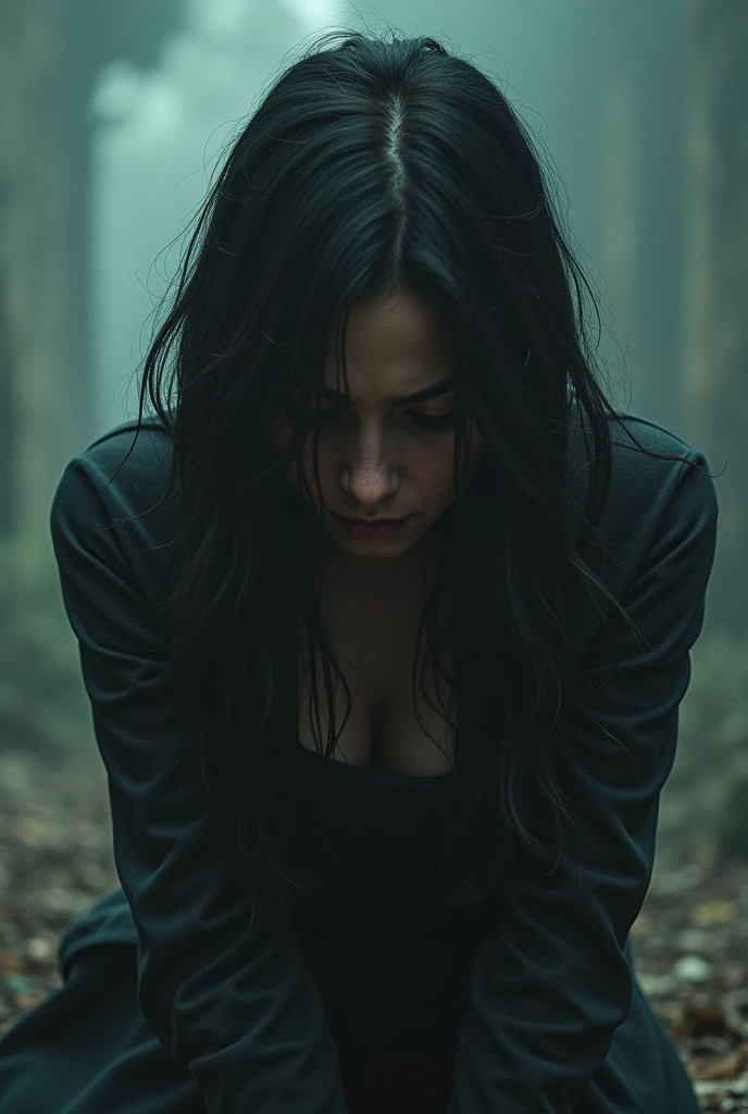 Nyssa couldn't bear the pain and, to everyone's surprise, began to tremble and move away, his eyes fixed on a distant point, lost in terrible memories.