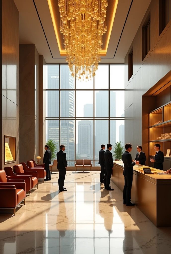 gold loan  bank office