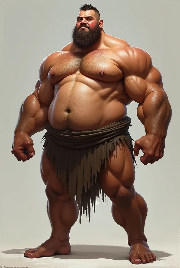 muscle、male、male、Strong、Thick arms、Thick Chest、Massive abdominal muscles、Minimal costumes、loincloth、Warrior、carpenter、blush、Sweat、Heavy breathing