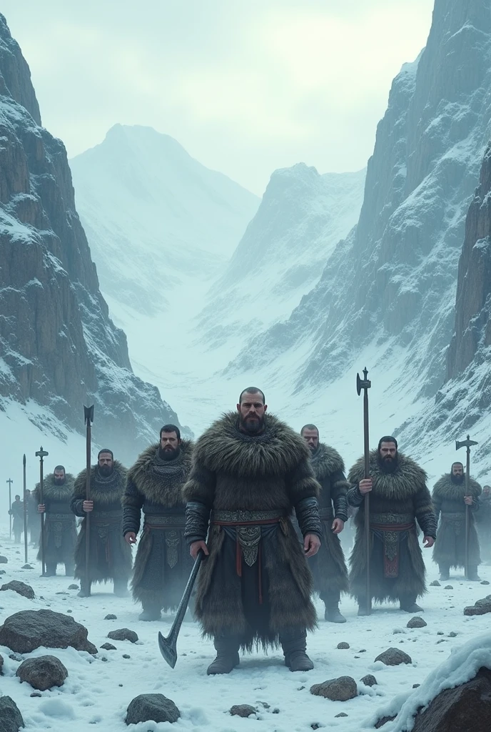 10 Vikings warrior mountain bottom