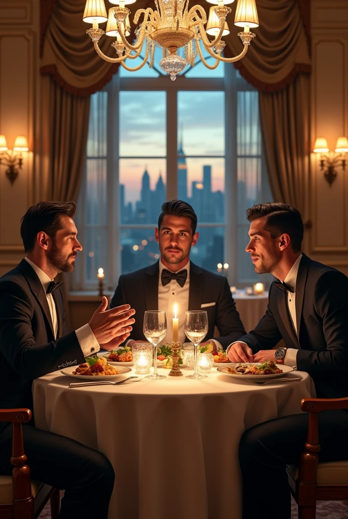 KYLIAN MBAPPE HAVING DINNER WITH MESSI AND CRISTIANO RONALDO