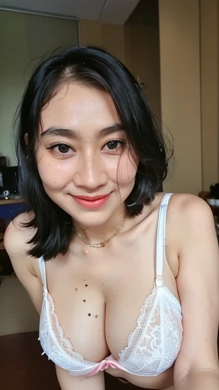 Beautiful 18 Years Old Large Breast , nude, Kayes , Indonesian Influencer , ((Face Focus)), ((Bird View:1.1)), ((Centre:1.1)), ((Symetric Picture:1.1))
