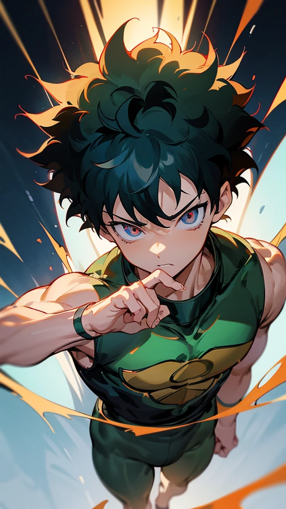 anime character with red eyes and a muscular body, izuku midoriya, advanced digital anime art ”, genos, baki style, baki, killua zoldyck portrait, badass anime 8 k, killua zoldyck black hair, killua zoldyck, high quality fanart, epic anime style, tall anime guy with blue eyes
