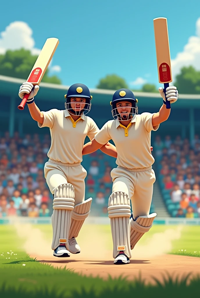 cricket Partnership photo animation
