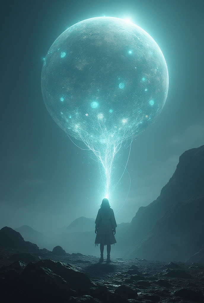 And the life part entered the Atmosphere of a unknown planet