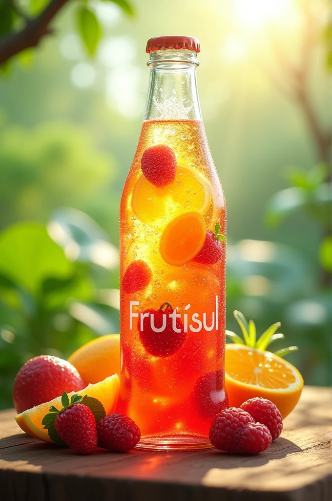 Soft drink with the name frutisul