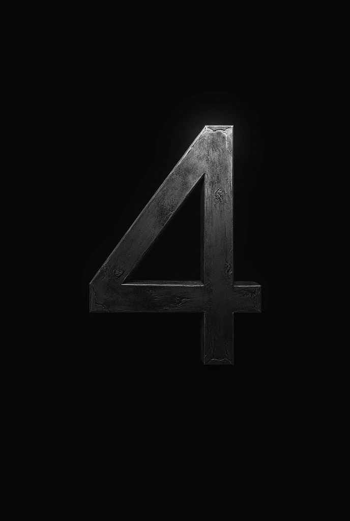 black theme with number 4
