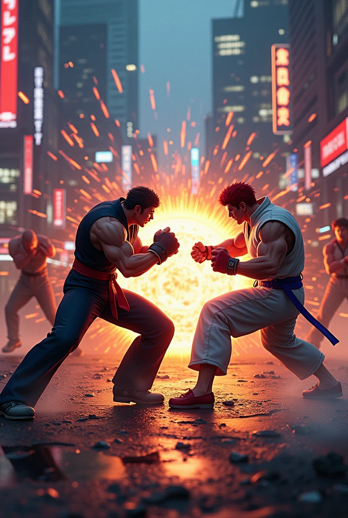 You can create images of the characters from the game The King of Fighter?