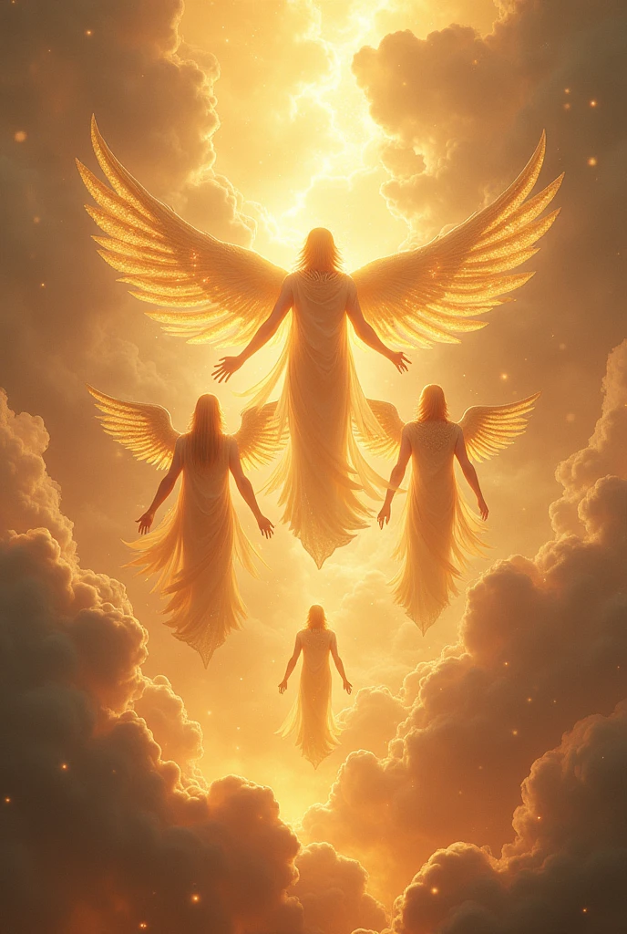 A golden era of dream with men god in heaven