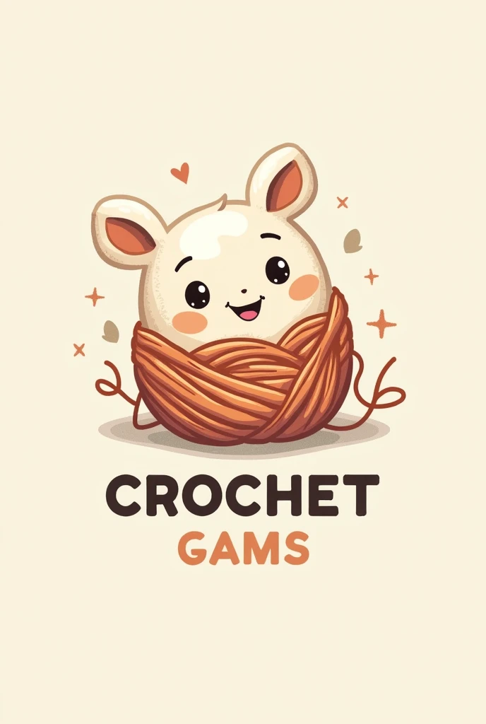 Generate a logo for a crochet knitting business