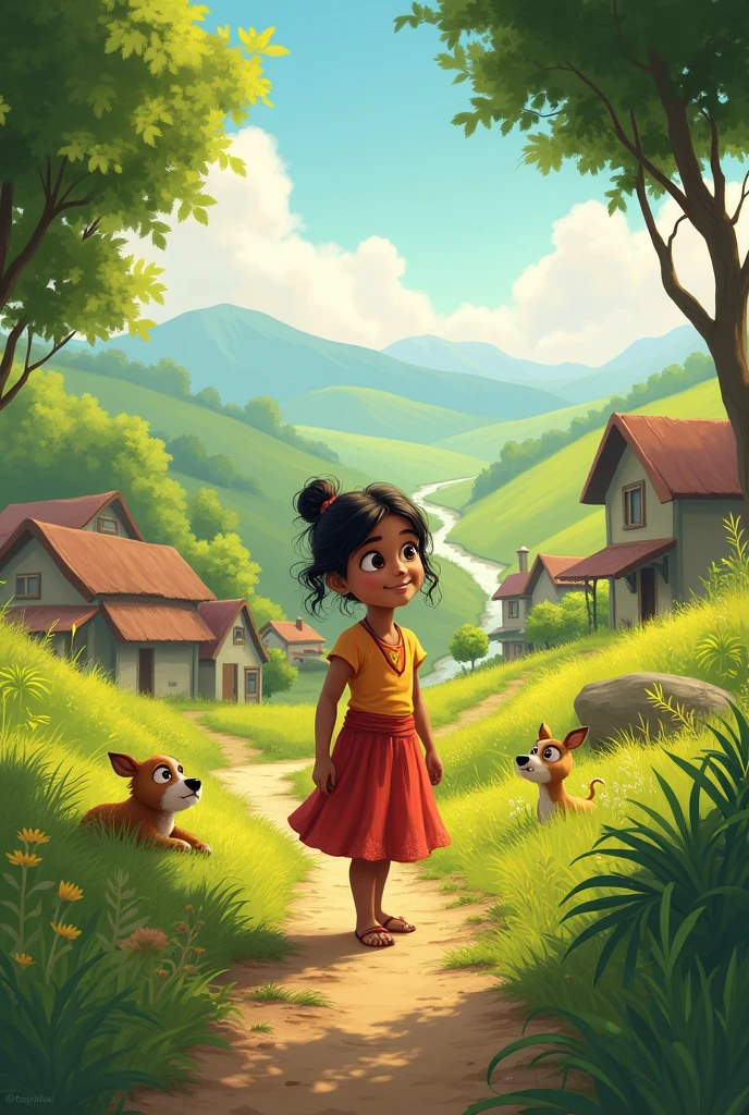 This story is about Seema, a girl from a small village.