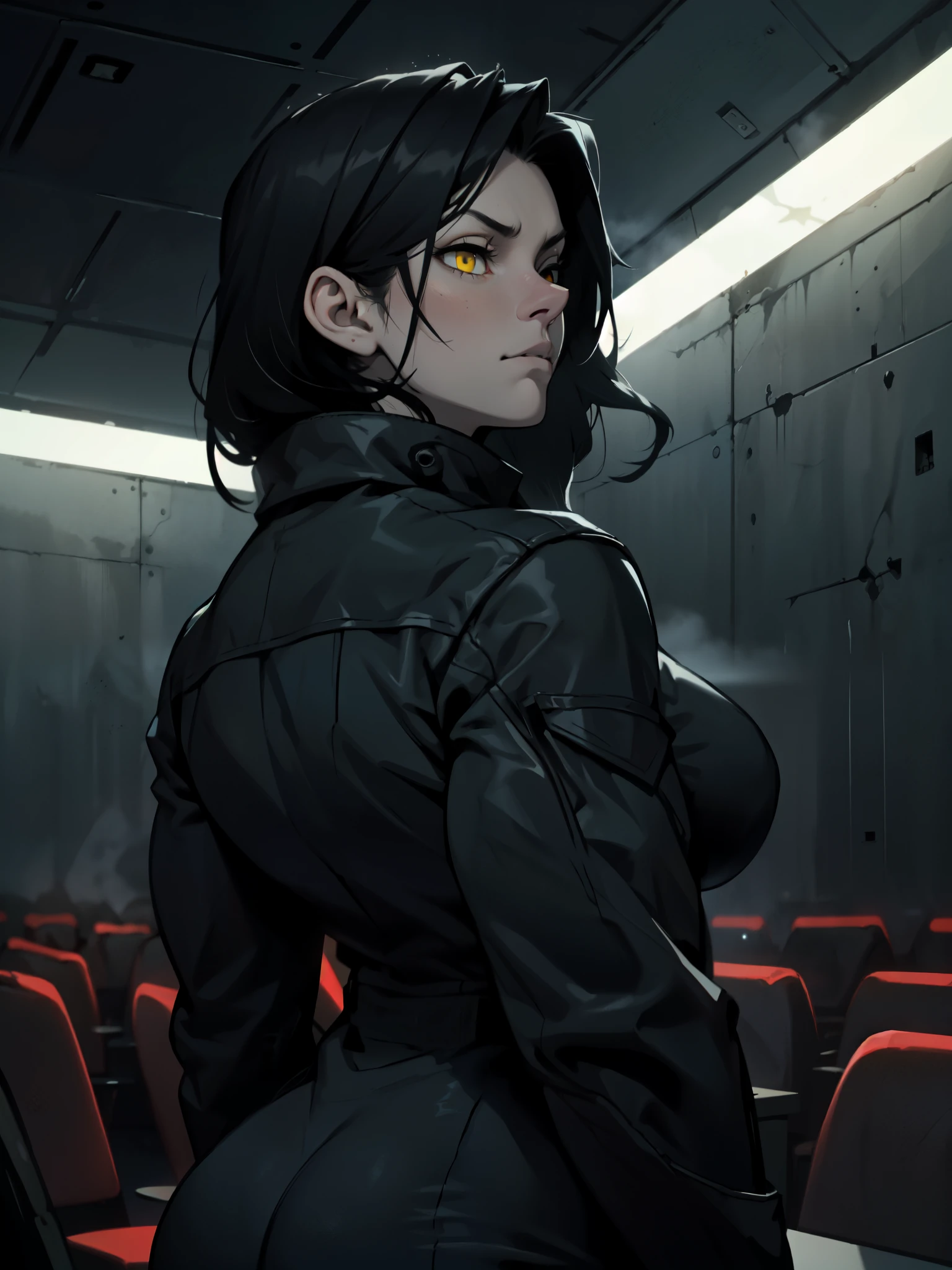 tired black hair yellow eyes pale skin muscular girl toned body large breasts embarrassed huge muscles tired tired dark atmosphere dark atmosphere dark atmosphere dark atmosphere dark atmosphere dark atmosphere dark atmosphere dark atmosphere dark atmosphere dark atmosphere dark atmosphere dark atmosphere