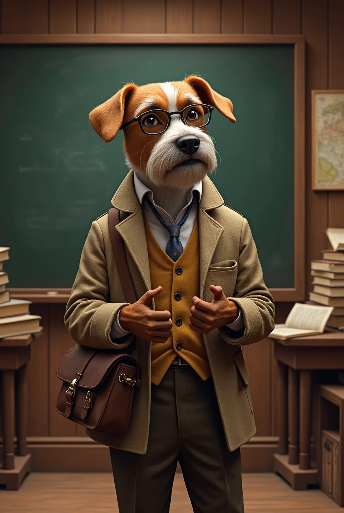 History teacher dog