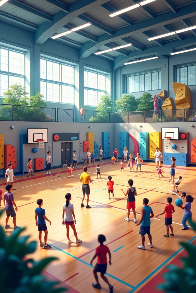 multi-sports gym