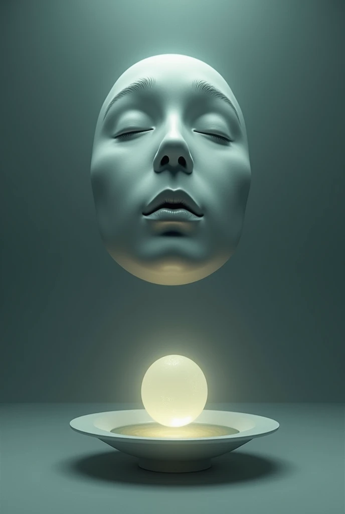 A mouth making silence and a ball of forbidden 