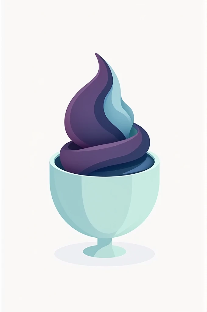 A logo for my ice cream shop that is called coolly, the corporate colors have to be striking and elegant