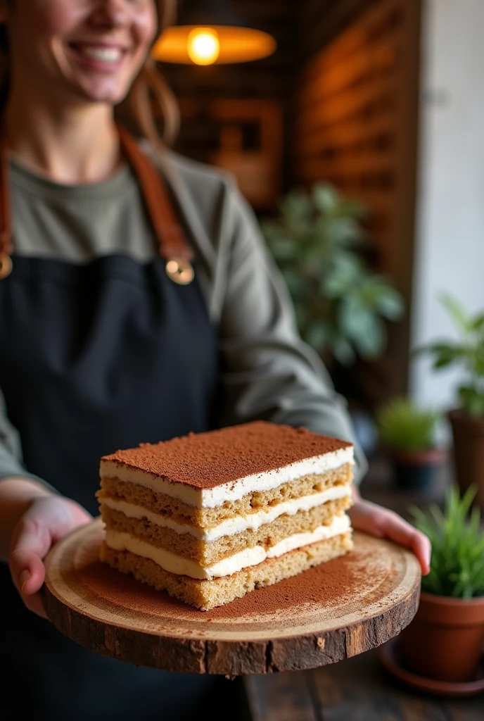 Make me a canva description of selling tiramisu