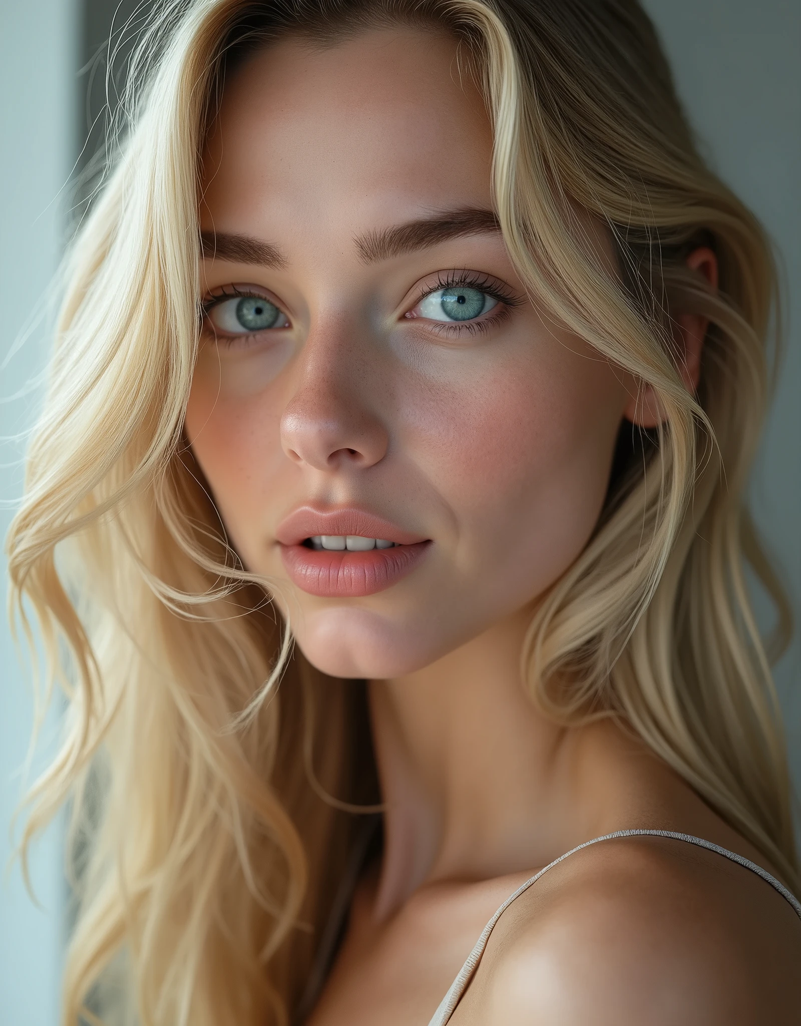 high quality, 最high quality, photo-Realistic, Raw photo, Realistic, ultra Realistic 8k cg, Very detailed, High resolution, masterpiece, One person, Long Hair, Blonde, blue eyes, Face and eye details, close, Intricate details, Detailed Texture, In detail,