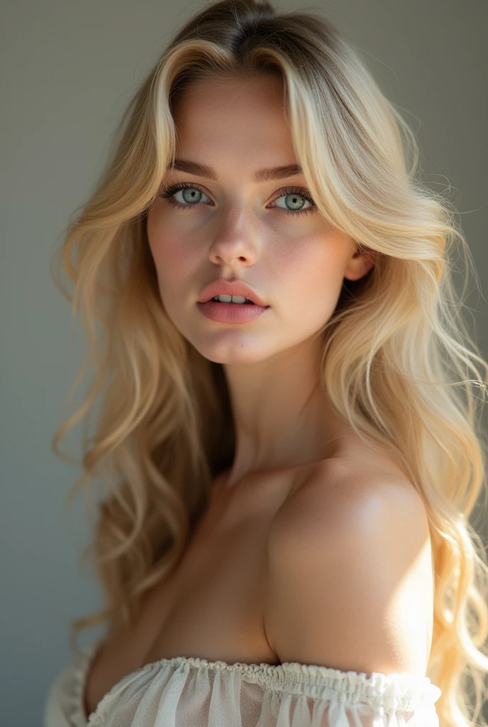 Beautiful french blonde girl