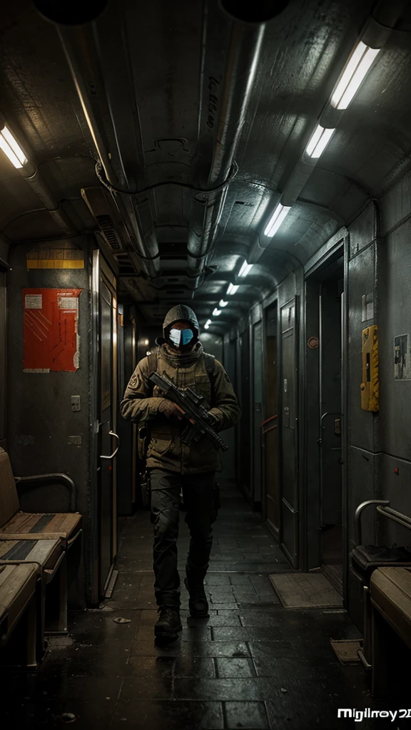 Make art from the plot of the Book Metro 2033 by Dmitry Glukhovsky