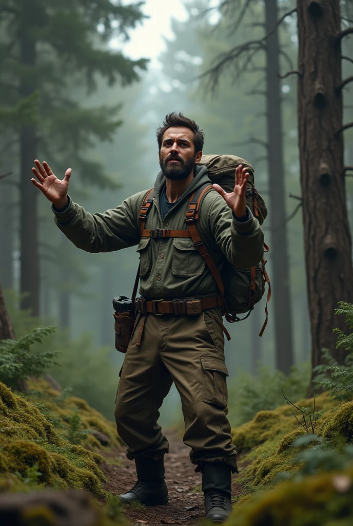 a man warning about bears