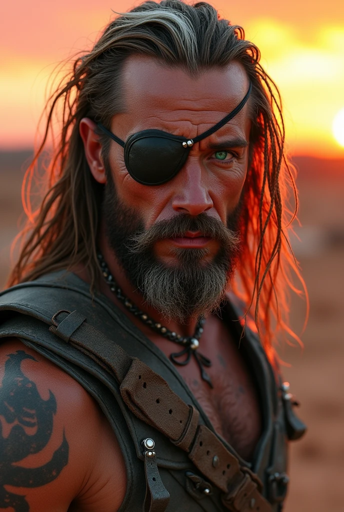 (best quality, masterpiece, colorful, highest detailed), (photorealistic:1.2), raw photo, upper body photo, fashion photography of cute a portrait of a fierce Viking man, embodying bravery and resilience in a rugged landscape, (intricate details), (dynamic angle), exposure blend, bokeh, dim light, (hdr:1.4), high contrast, (muted colors, dim colors, soothing tones:1.3), low saturation, morbid
