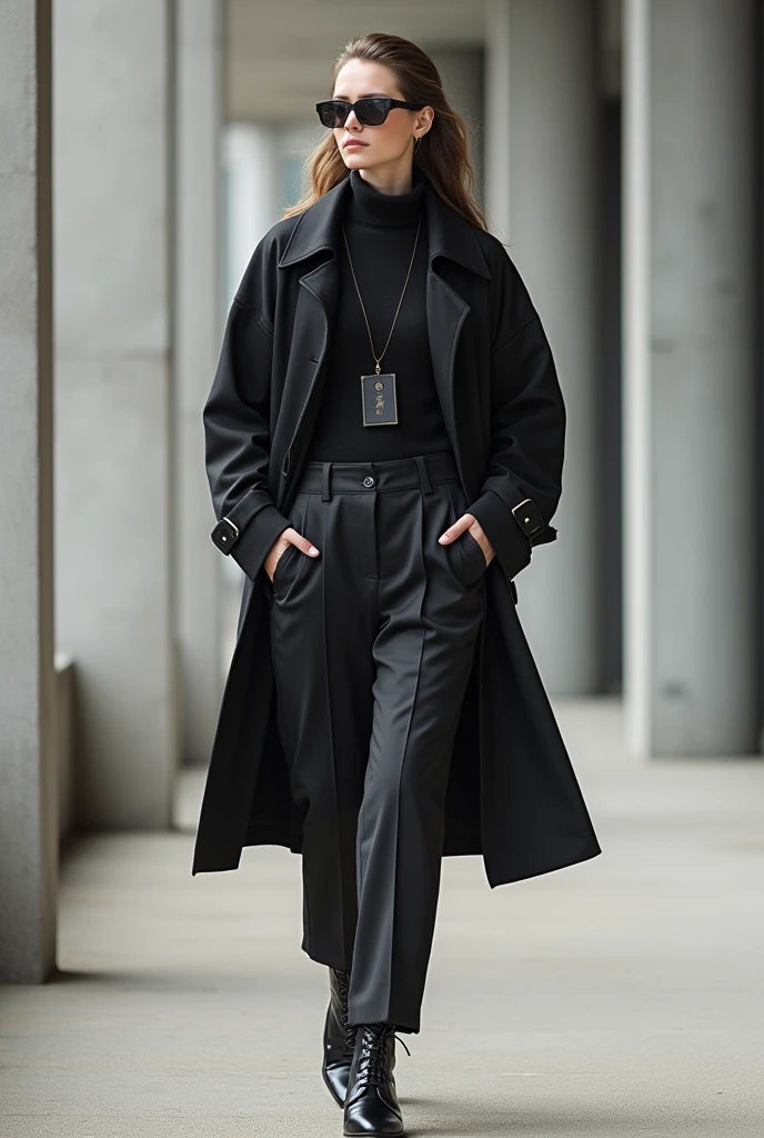 In modern dress
