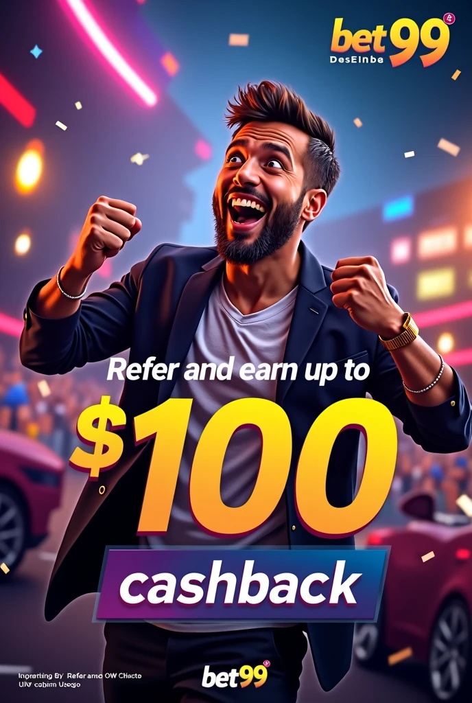 Company name Bet99 Refer and Earn up to 100 Cashback attractive photo