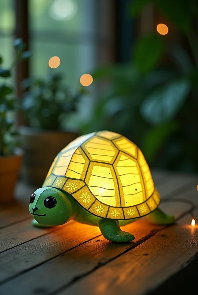 Turtle lantern printable template
