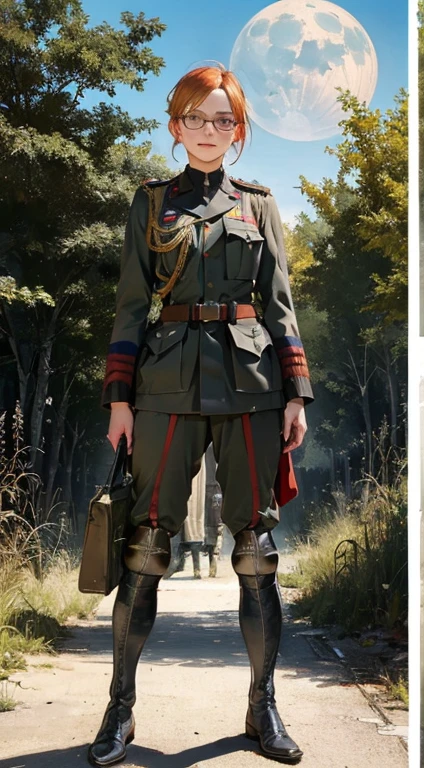 8k,Realistic Photo, Realistic Skin Texture, Superrealism, (WWⅡ-like mechanical suit:1.2), Beach of the Normandy Landing Operation、heavy weapons,vivid textures,animal legs, japanese female soldier,(ultra beautiful face),((super realistic all textures)), ((super intricate all details)), full body shot, ultra sharp photo result, Olive Drab color, scratch, Rust, weathering, steampunk, taken with Fuji film X-T30+Nokton. HDR10,Minimum of 4 pieces created (((masterpiece))), (((best quality))), ((ultra-detailed)), (illustration), (detailed light), ((an extremely delicate and beautiful)), (beautiful detailed eyes), (sunlight), blush, shy, gigantic breasts, uzaki, outdoors, dynamic pose, naked overalls bare shoulders bigass bighip、FUCK FUCKOFF sexlyroupa modesta, remote shooting, detailed beautiful delicate face, Detailed beautiful delicate eyes, perfect facial proportions, High definition skin, thin skin, best four inch aspect ratio. With a thumb, a masterpiece, highy detailed, Realistic, (German World War II general uniform reference : 1.8), the highest facial resolution, , modestly dressed woman, fully dressed, ( mic, blackquality hair, black bangs straight, super thin braids, bangs straight, Red glasses, dark green eye, science fiction, Fighter aircraft, standing On the landing of a Fighter aircraft, the agency, a deeply intelligent personality, A calm expression, a respectful face, a war, a Fighter aircraft gwen tennyson,1girl,tracer,jill valentine, rebecca chambers,overwatch,resident evil,close up,mecha pilot,body paint, haunted forest,tattoos,blue and gray plugsuit,hair pin,steel short sleeve silk top,steel cargo pants,uncovered belly, short hair,cute makeup,green eyes,red and gold hair,shy smile,freckles, redhead,beautiful girl,large breasts, ultra detailed,realistic,fantasy art, military uniform,steel armor,haunted lab,moonlight,police uniform,pilot jacket,