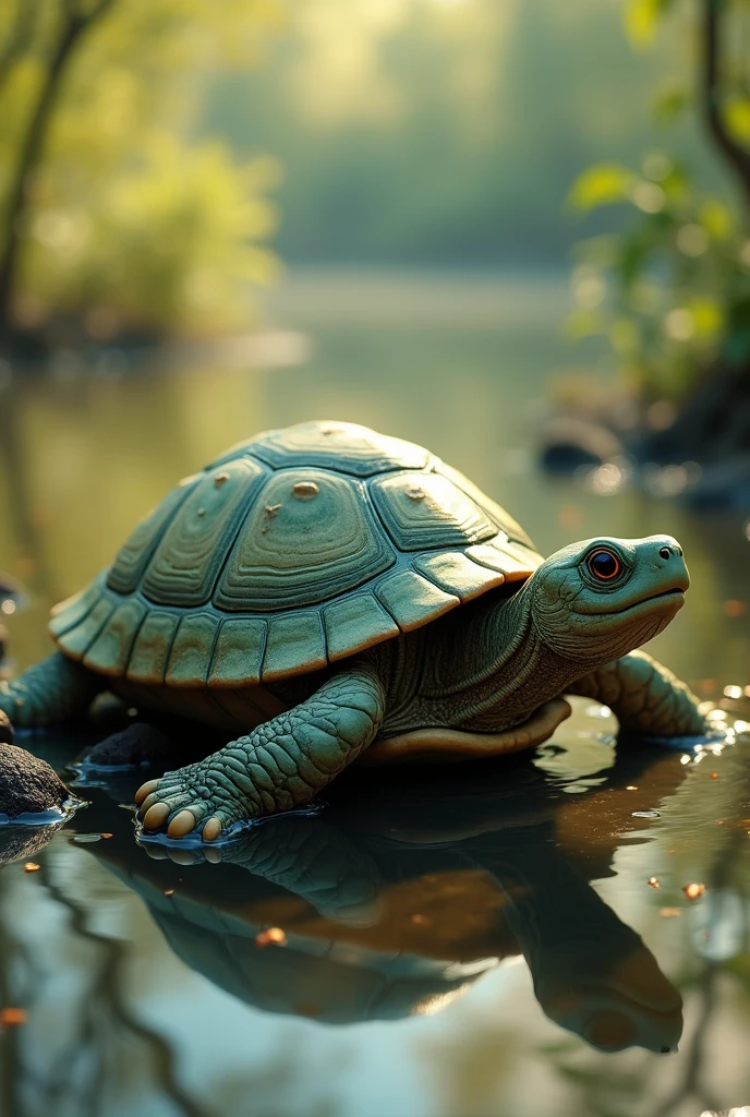 I was a turtle 

