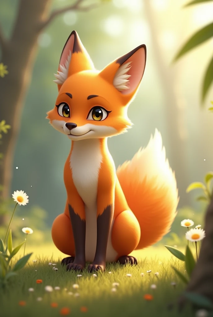 Mobian male, fox, light orange fur