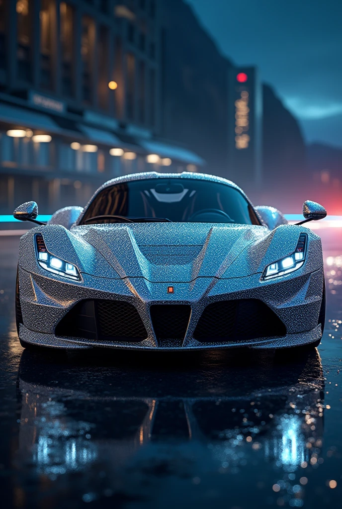 Car with diamond