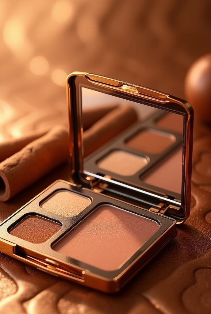 A cinnamon-based makeup kit