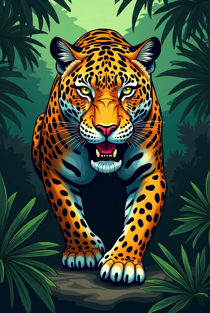 Jaguar 2D Art for Shirt