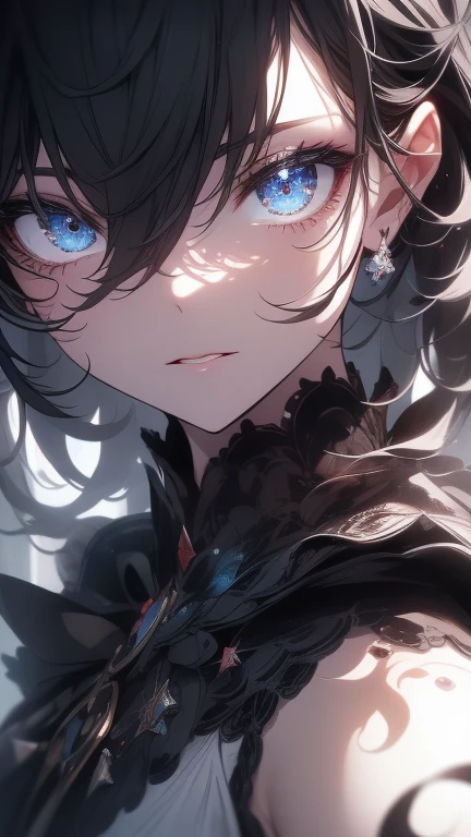 ((8k resolution))、((Highest quality))、((masterpiece))、((Very detailed))((((dramatic))), (((Rough feeling))), (((intense)))Focus on the face,havenly demon immortal