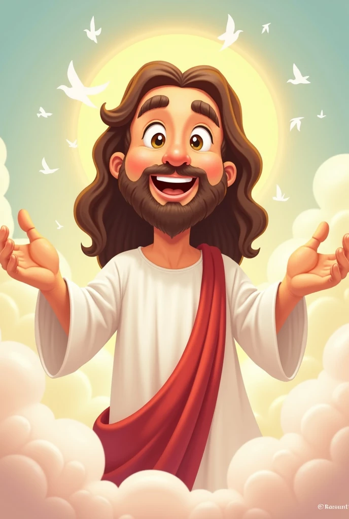 Cartoon of the Lord Jesus
