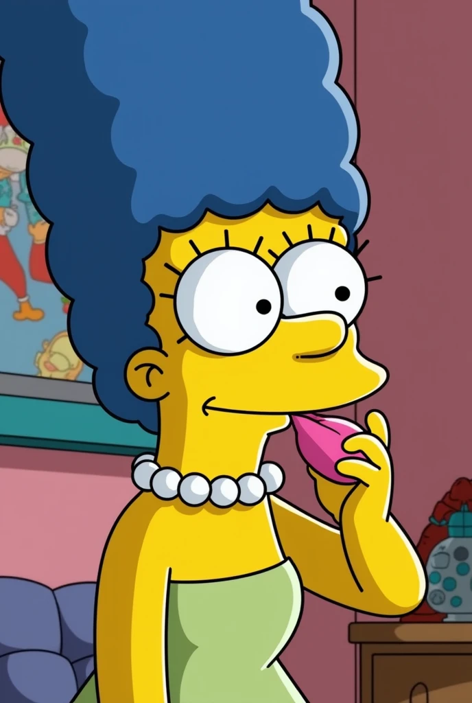 Marge Simpson blowjob