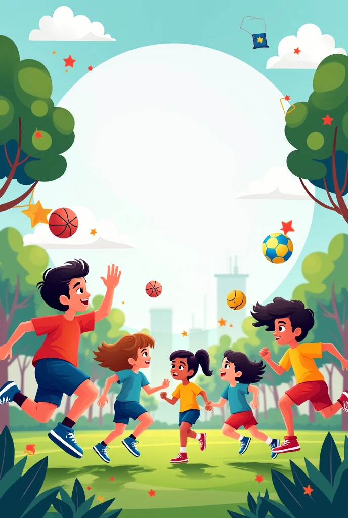 Back cover for physical education school work