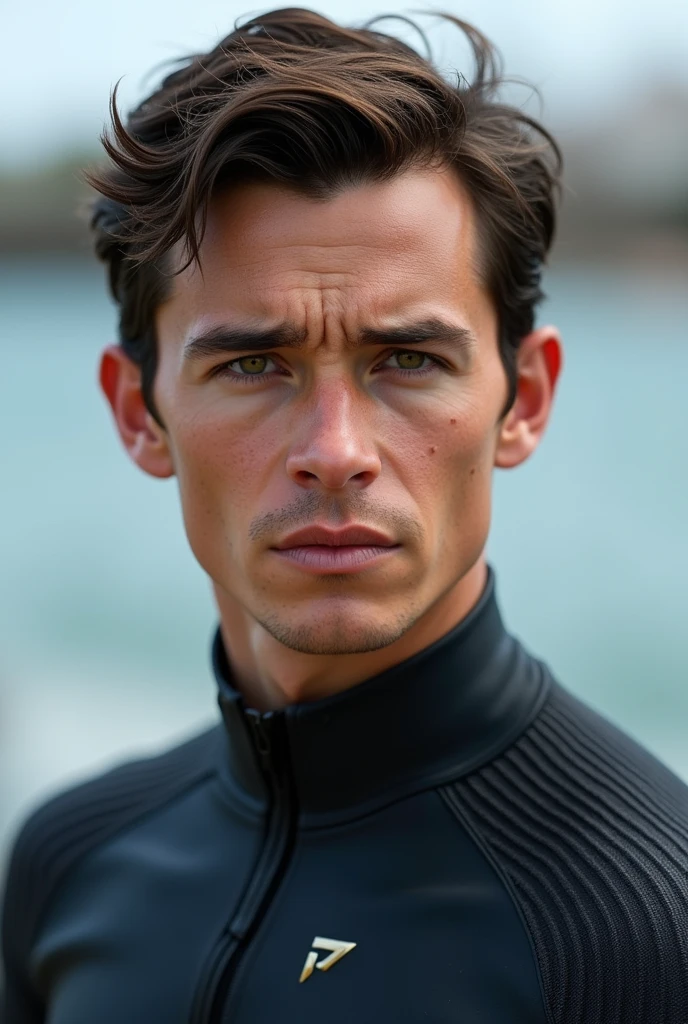 Create a picture of Tom Holland in a wetsuit