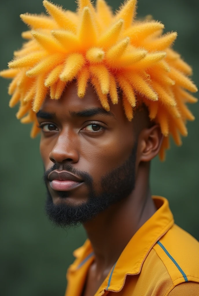 A man with hair like a mango sucked