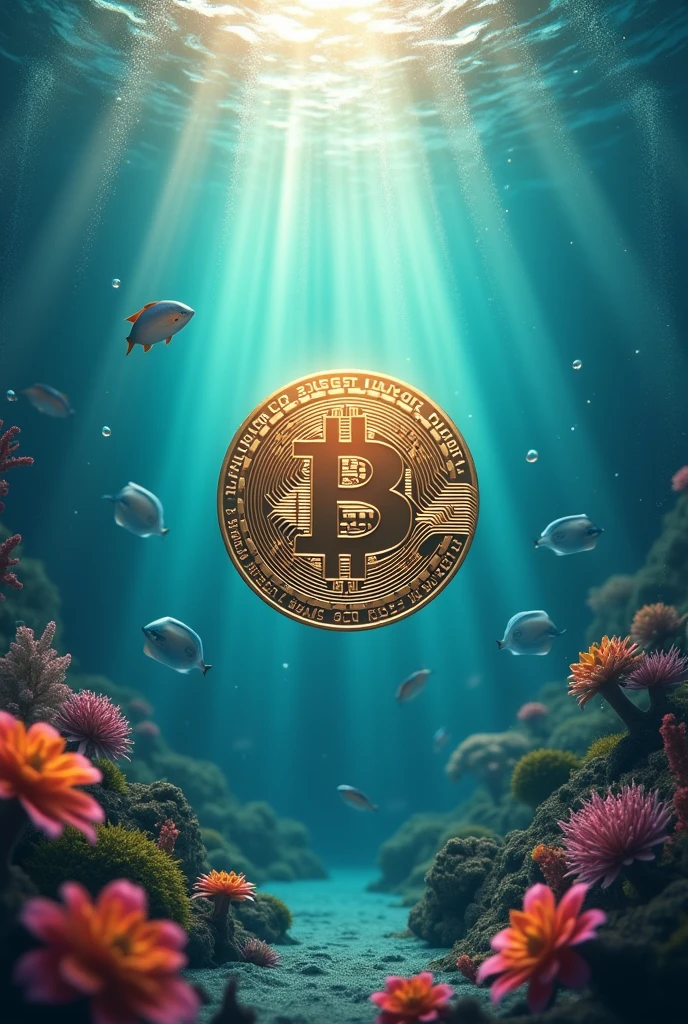Bitcoin in water