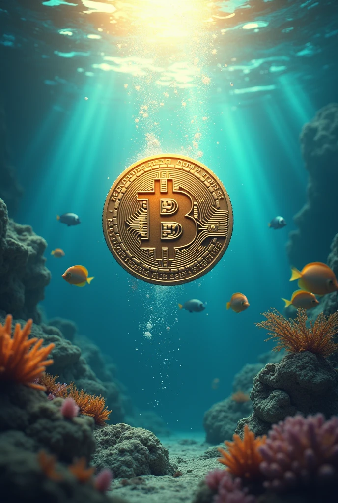 Bitcoin in water
